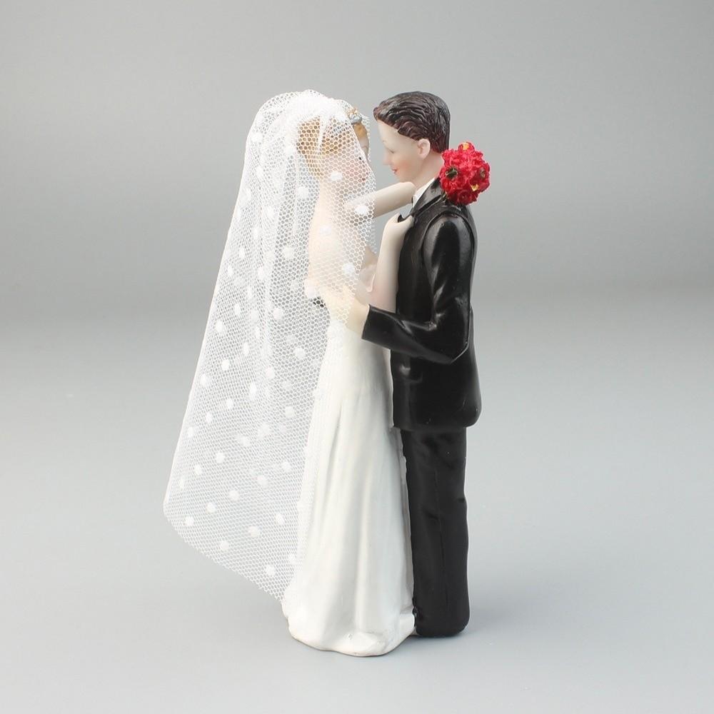 Romantic Style Cake Decorating Doll Elegant Design Bride Groom Figurine  Wedding Party