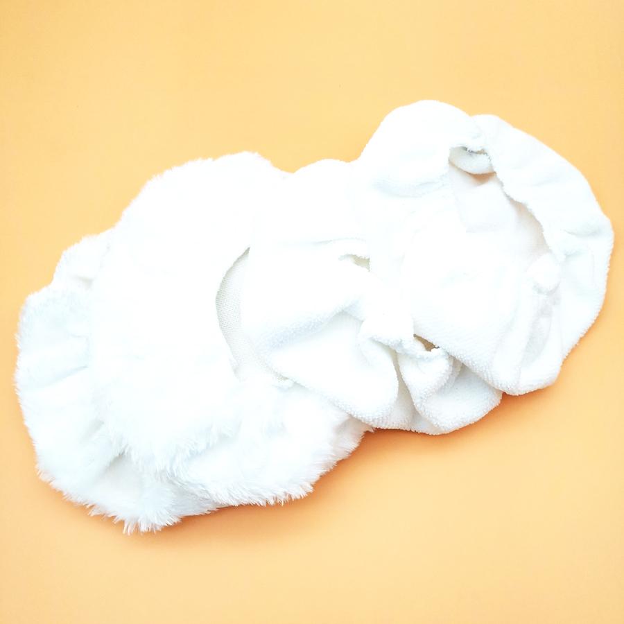 New 4 X Terry Cloth+Woolen Fleece Car 9-10inch Polishing Bonnet Buffer Polishing Pad