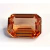 Pasparadscha Sapphire Natural 8-10 Ct Emerald Cut Beautiful Certified Gemstone