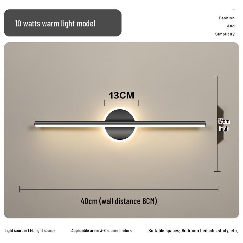 Modern LED Vanity Mirror Light: Simple Bathroom Wall Lamp for Makeup & Cabinet Illumination
