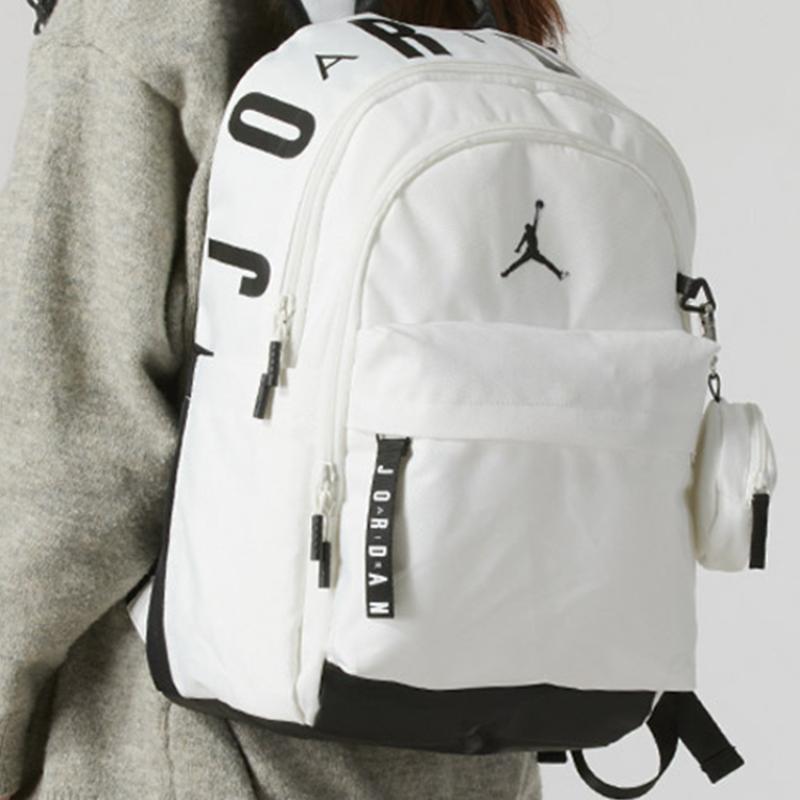 Jordan Polyester Backpack Regular Unisex White JD2513158AD-003