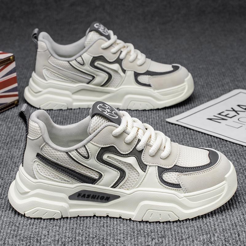 Men 's Casual Four Seasons Fashion Skateboarding Students Comfortable Sneakers Boys Trending Soft Sole Breathable Shoes