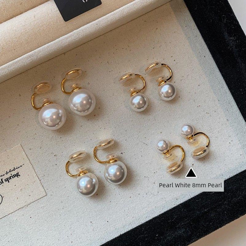 

Доступная роскошь Шицзя Белый жемчуг Клипса для уха Женская GenOptics Aura Essence Pearl White 8mm