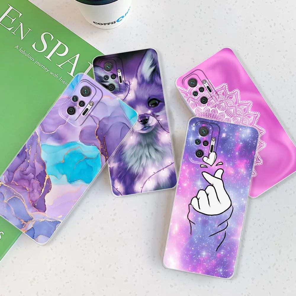 For Redmi Note10 Case Note 10s Back Cover Note 10 5G Case Clear Phone Funda Redmi 10 10C Soft Silicone Case For Redmi Note10 Pro