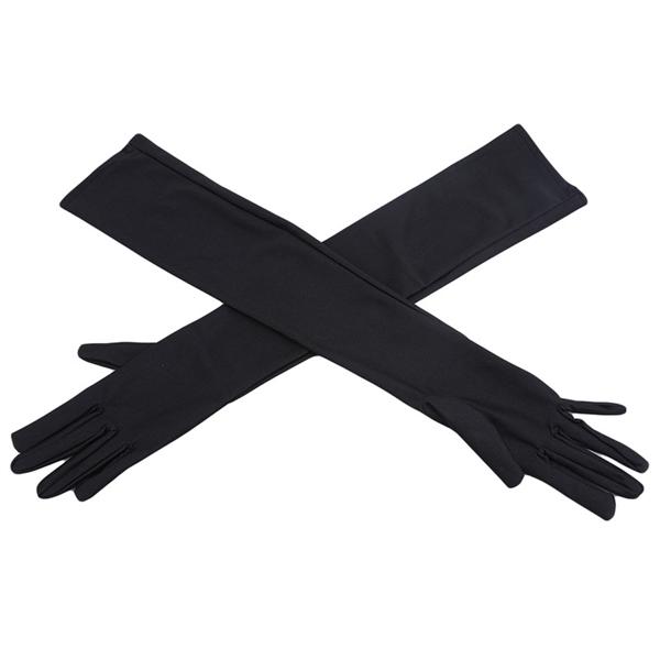 Women Fashion Long Evening Party Costume Glove Outdoor Sun Protection Arm Sleeves