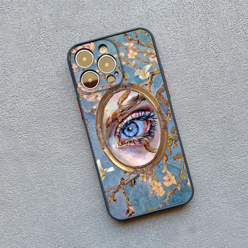 

Art Painting Phone Cases For iPhone 11 12 13 14 15 16 Pro Max X XS XR 7 8 Plus SE2 15 14 Plus 13 12 Mini Shockproof Case Cover iphone 13 mini