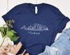 Montreal Skyline T-Shirt, Hand-Drawn Art, Quebec Souvenir