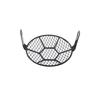 JPMODAO Motorcycle Headlight Universal Cover, 7-inch Protective Cover, Motorcycle Mesh Cover, Retro Grille, Side-Mount Retro Protective Mesh Cover (D)