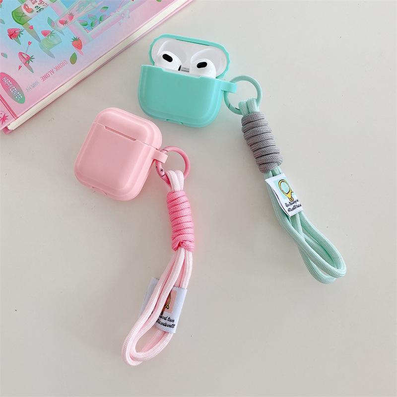 Ins Simple One-piece Silicone for AirPods 1 Generation Protective Cover Second Generation 1 Generation Pro1 Apple Bluetooth Headset Case