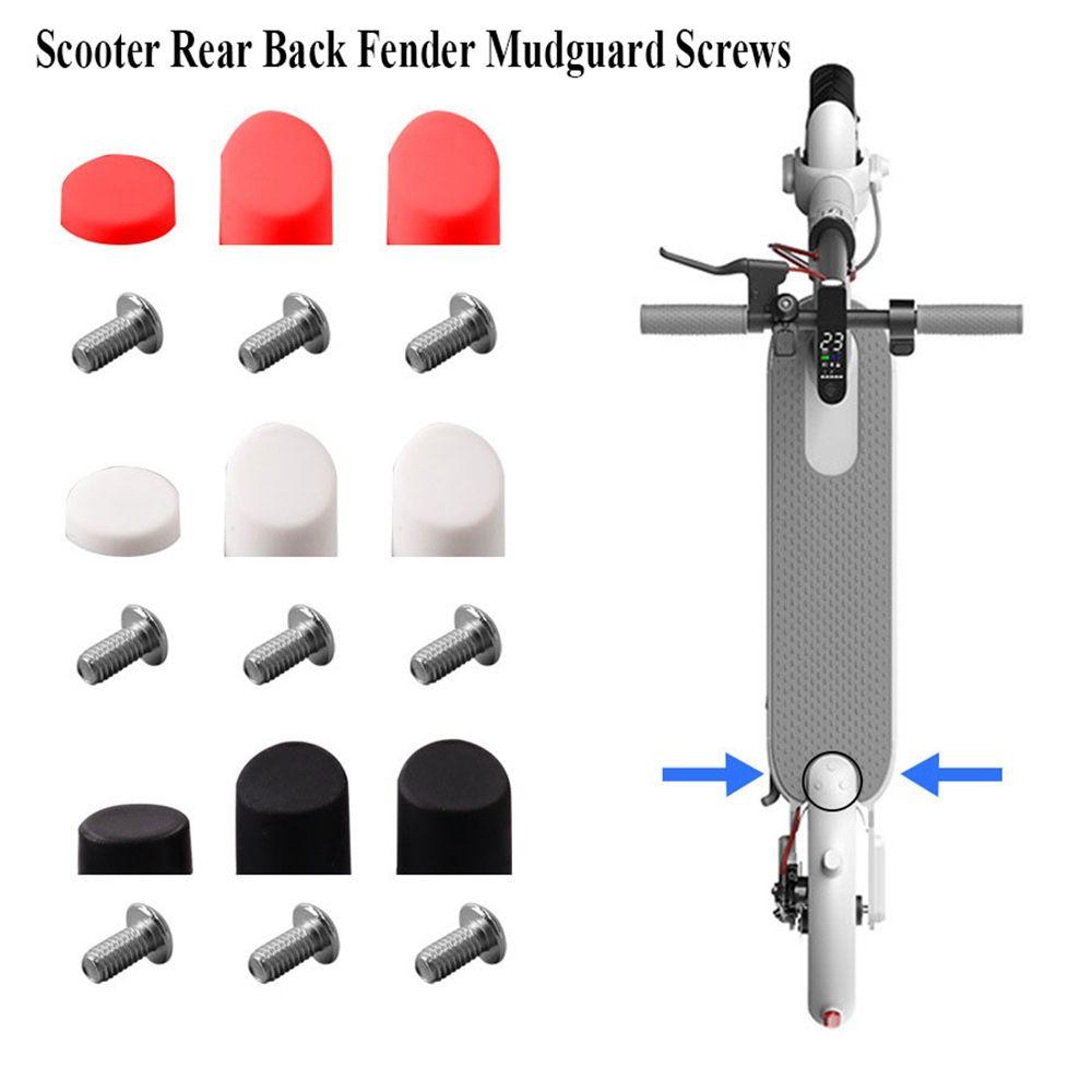 Screw For XIAOMI MIJIA&M365 Back Fender Screws Rubber Cap Mudguard
