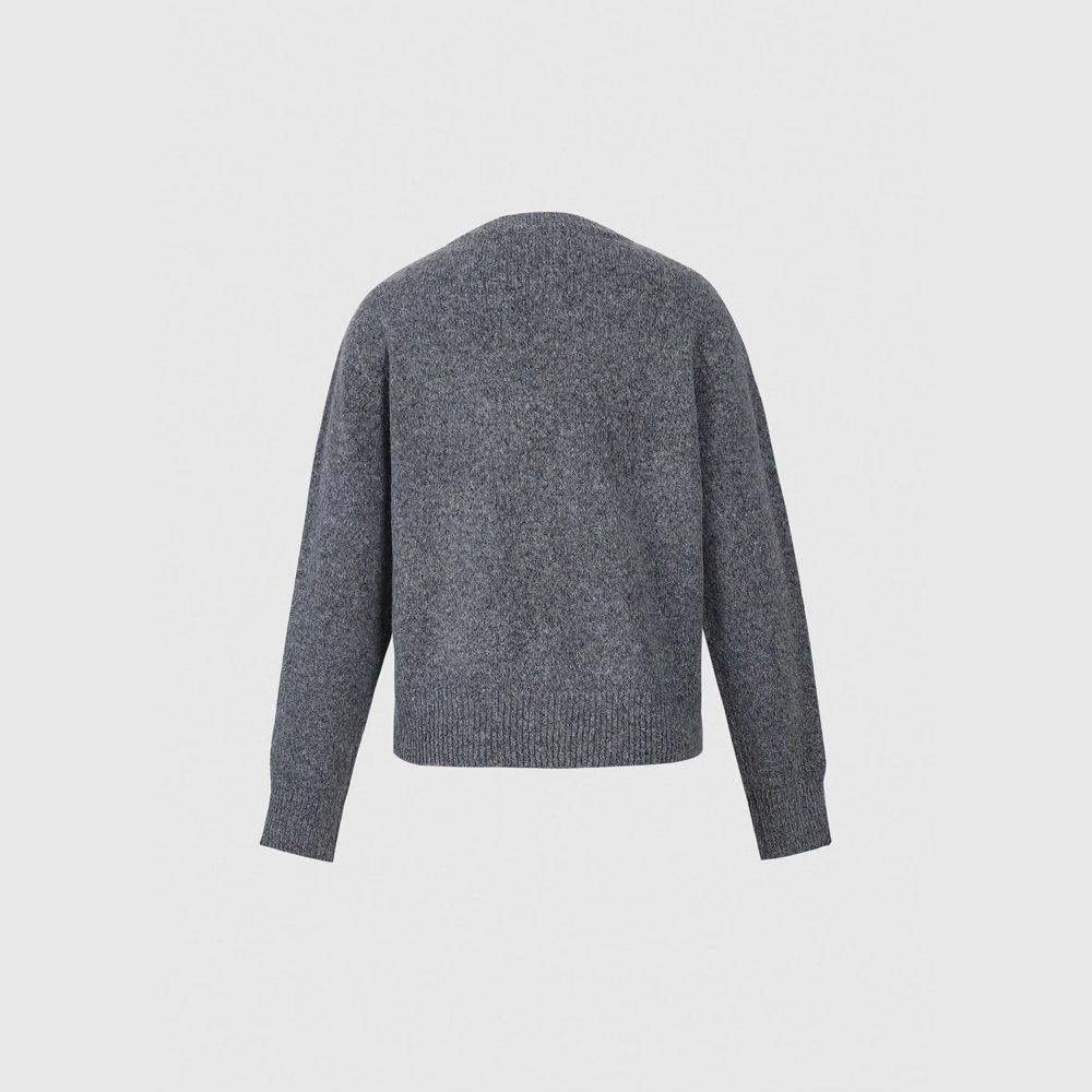 2025 Women's European & American Color Block Button Sweater
