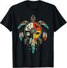 Native American Inspired Sea Turtle Medicine Wheel Pride T-Shirt