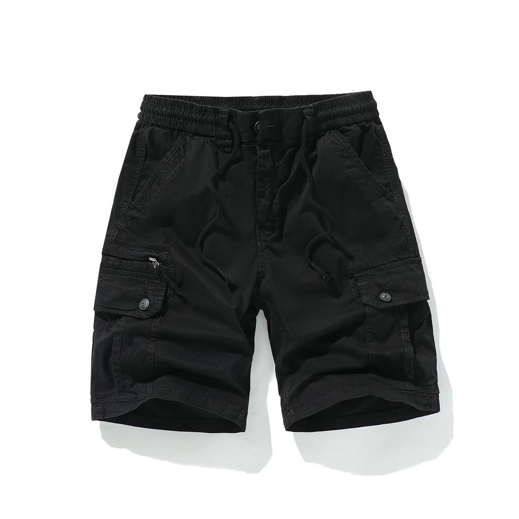 Workwear Shorts Men's Summer Casual Five Quarter Pants Pure Cotton Loose Multi Pocket Versatile Pants