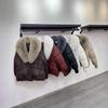 Fashion Winter Jacket Women Korean Big Fur Collar Thick Down Cotton Jacket Parkas Female Short Coat Slim Warm Outerwear