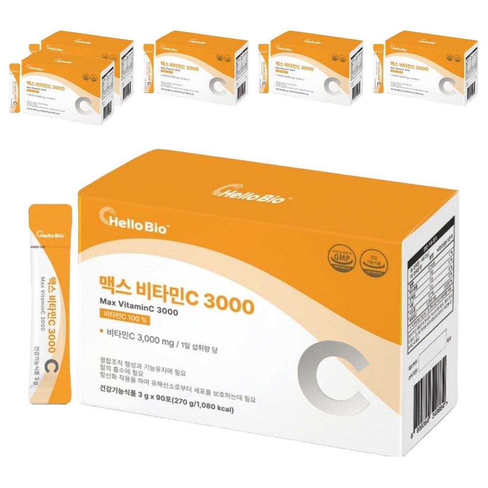 HelloBio Max Vitamin C 3000 90p 270g 6 Pcs