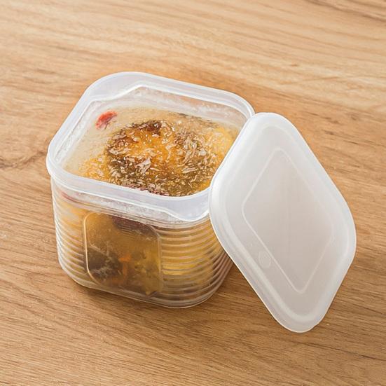 Gefrierschrank-Suppenverpackungsbox, mit versiegelten Deckeln, lebensmittelechte PP-Behälter, gefrier- und mikrowellengeeignet, auslaufsichere stapelbare Aufbewahrungsbox für Suppen und Soßen