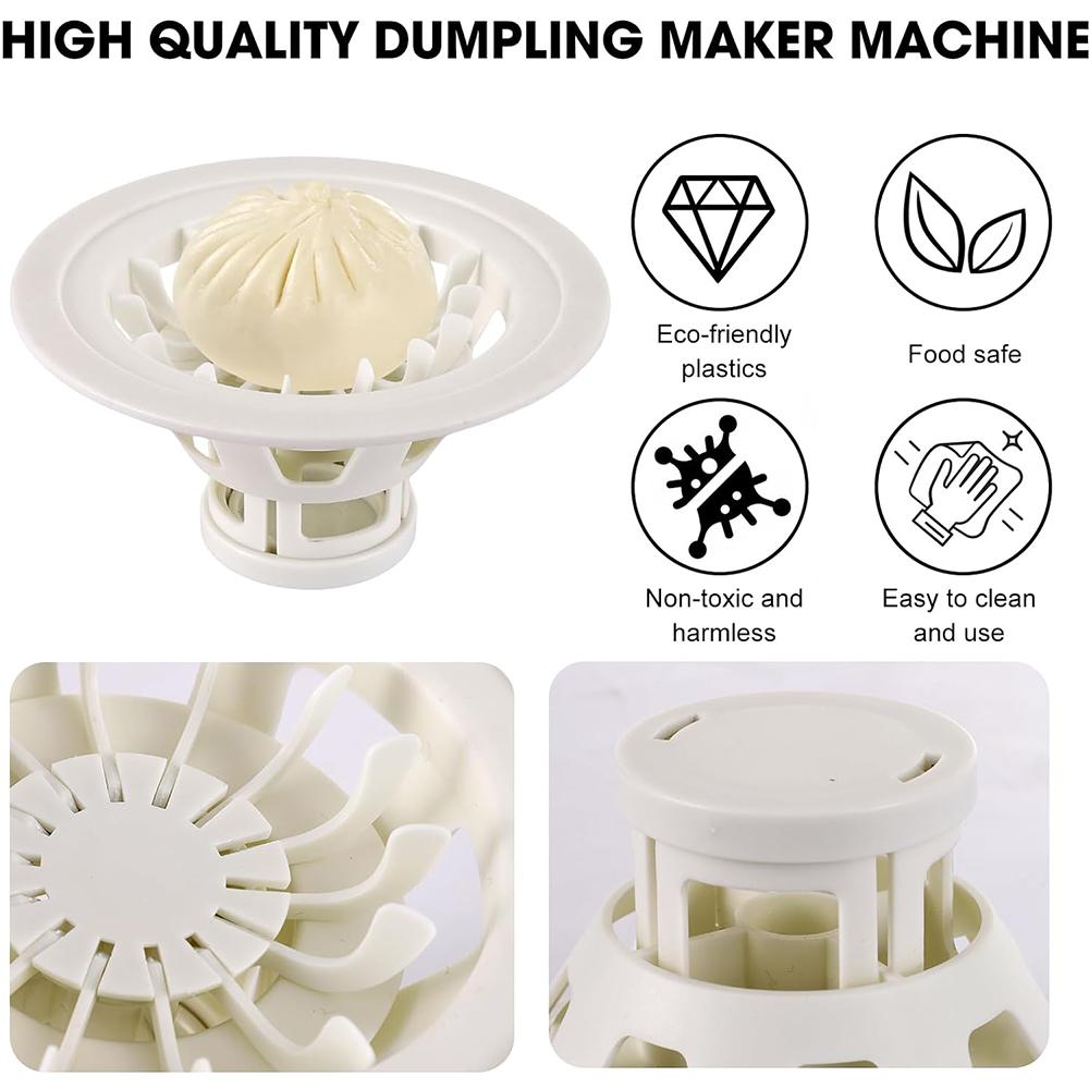 Big Baozi Maker Machine For Home Kitchen Beginners White PP Food-Grade Material