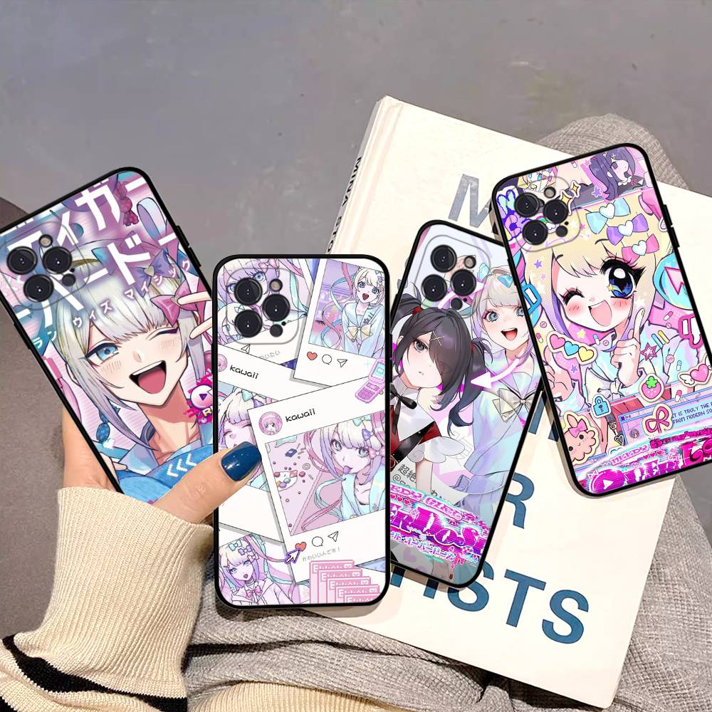 Needy Girl Overdose Game Phone Case For IPhone 17 Air 16 15 14 Plus 13 12 Mini 11 Pro Max Black Cover