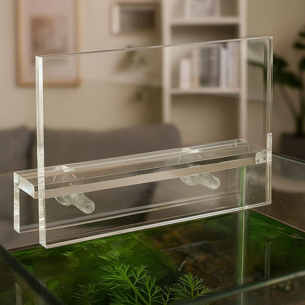 Průhledný akrylový držák LED světla pro akvárium bez vrtání světlo pro akvárium stojan vodní akvárium