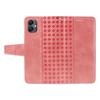 For Samsung Galaxy A07 4G/A06 4G/A06 5G Leather Case Wallet Stand Grids Imprinted Phone Cover with Strap