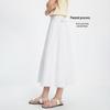 Navigare Women's Pleated A-Line Long Skirt