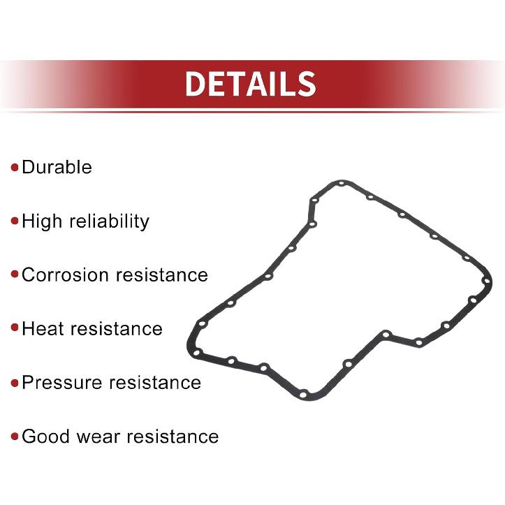 ACROPIX Car Oil Pan Gasket Car Transmission Oil Pan Gasket Engine Oil Pan Gasket Seal No.3139731X0A for Nissan Versa 2007-2012