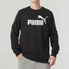 Puma Letter Print Fleece-Lined Pullover Sweatshirt Unisex