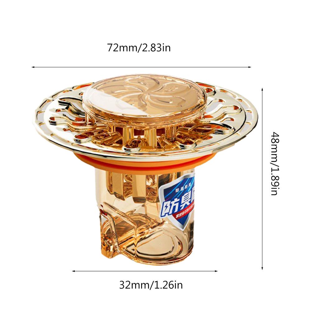 Effective Drain Trap Aromatic Anti-Backflow Drain Cover for Odor Prevention Stop Reeking Drains in Their Tracks Durable