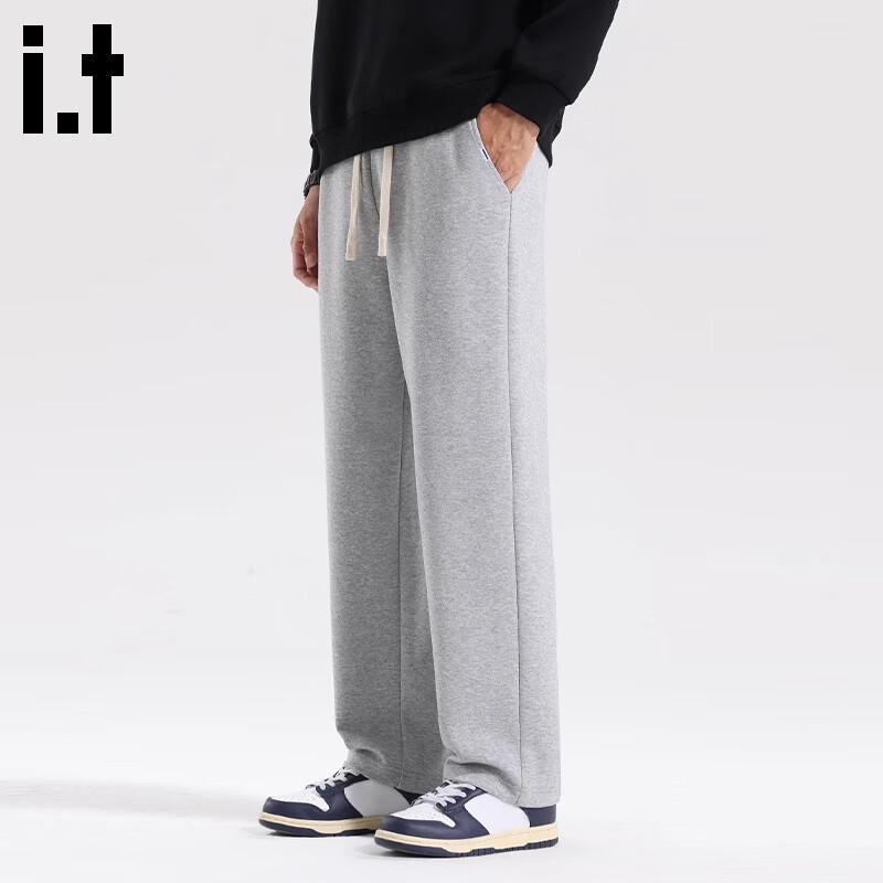 Fingercroxxit Men's Heavyweight Straight-Leg Casual Pants