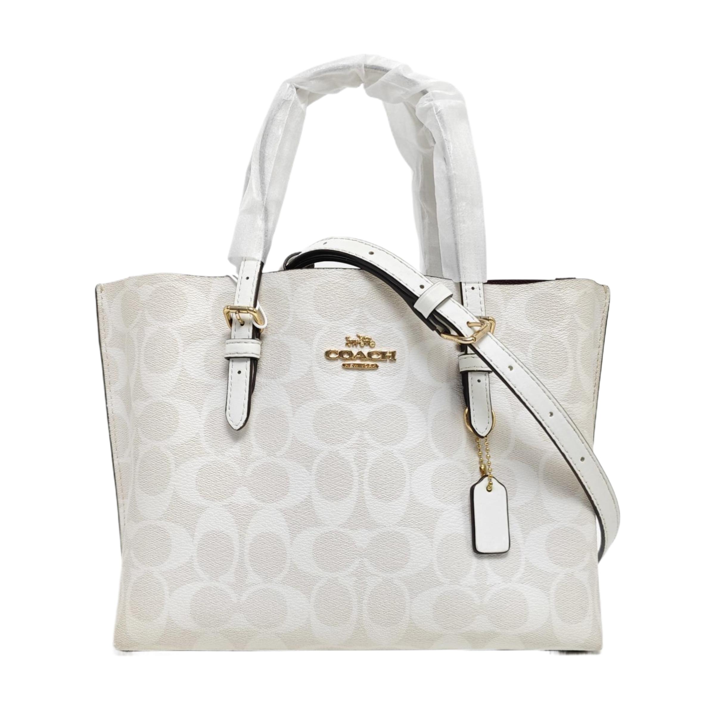 [Pre-Owned] Mollie Logo Detachable Shoulder Strap Faux Leather Shoulder Crossbody Tote Shopping Bag - Very Good #1GU6DGS ONE SIZE