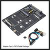 Tarjeta Adaptadora NGFF/MSATA a SATA3 para SSD M.2 KEY B-M a Interfaz 6G