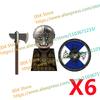 N501U-504U Medieval Castle Knight Building Blocks Figures Four Side UV Printing King Warhorse Weapons Accessories Toys Kid Gifts