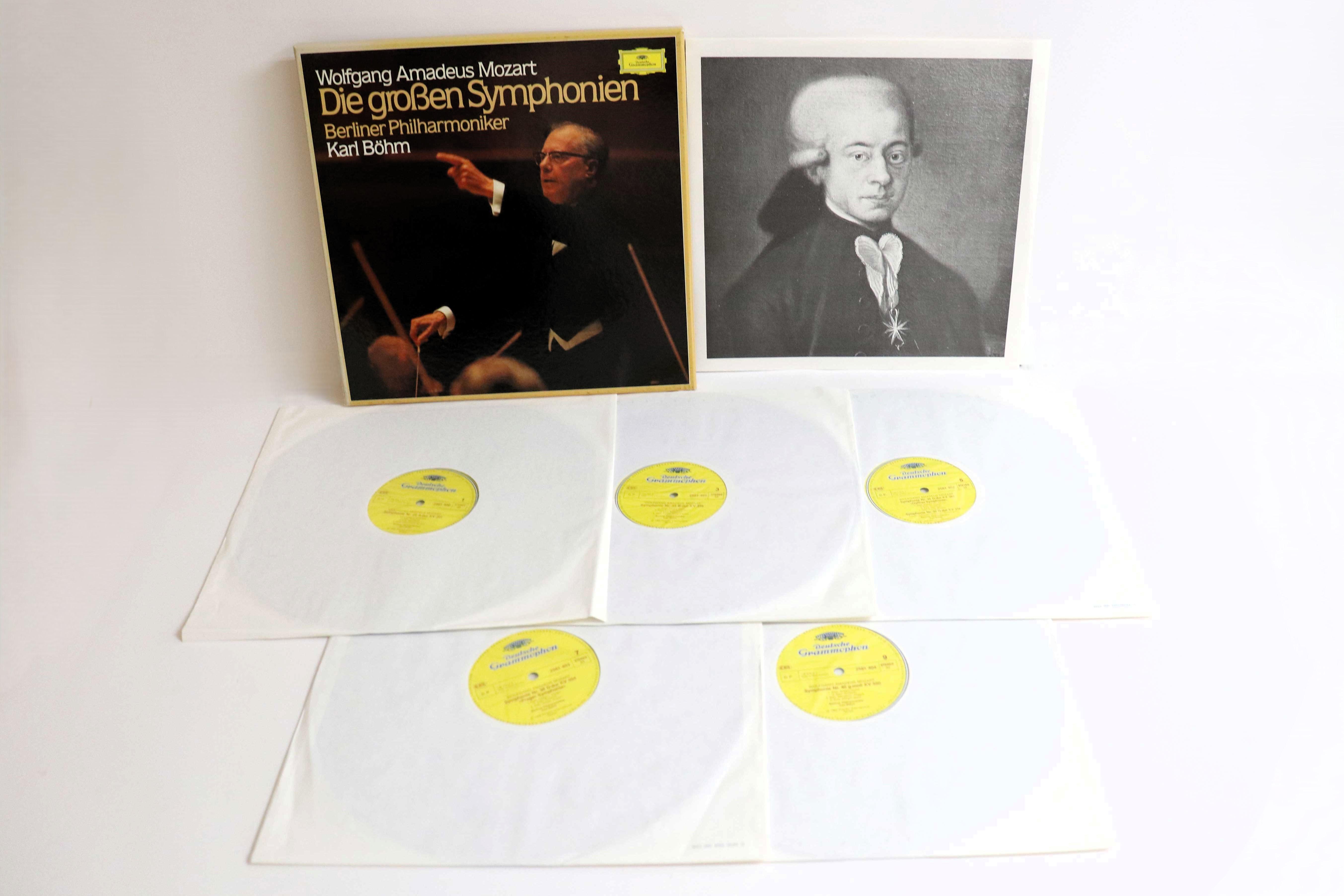 

LP Record KARM BOHM, BERLINER PHILHARMONIKER - Mozart Die Grossen Symphonien 2720108 DEUTSCHE GRAMMO 1981 Germany Classical Used