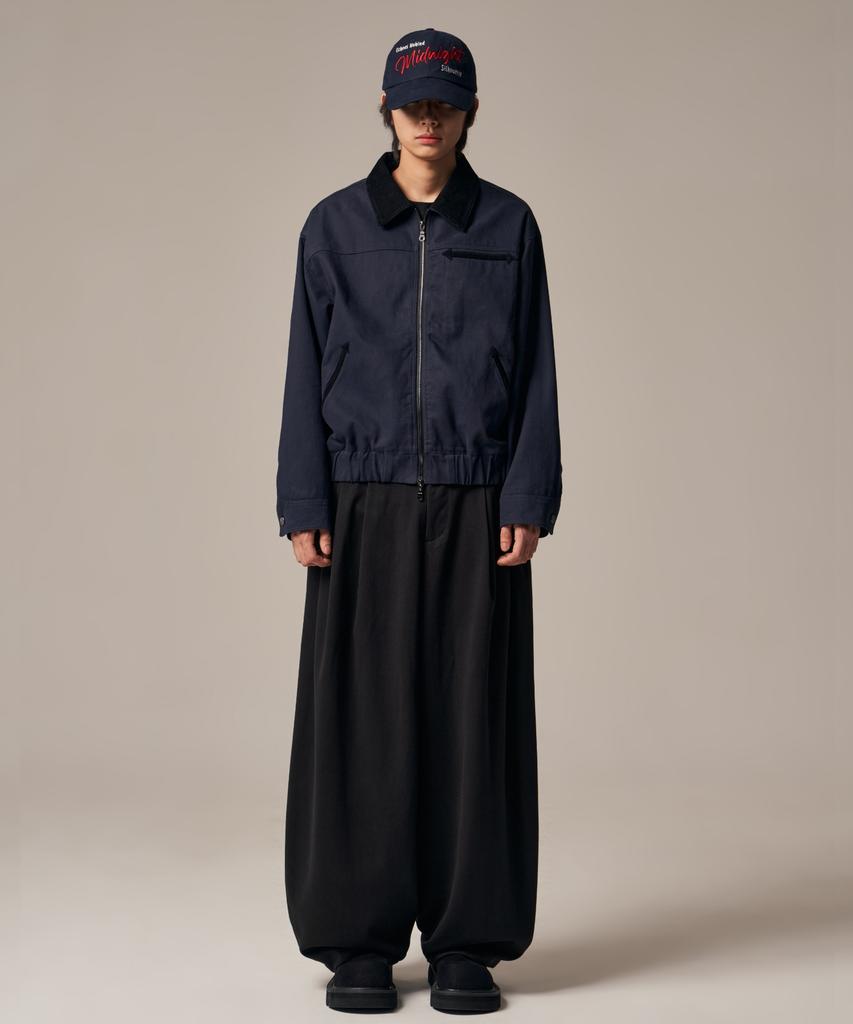 IDWS Void 4 Tuck Balloon Trouser Black