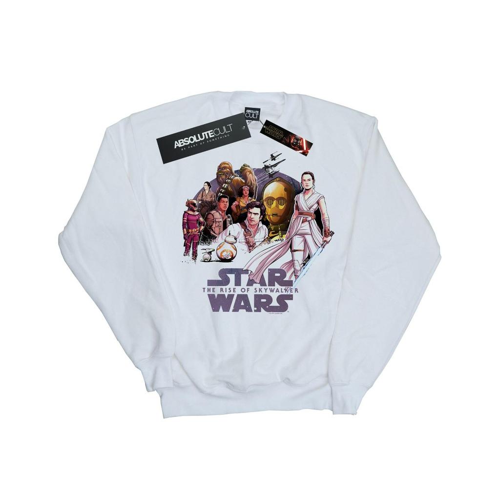 Star Wars: The Rise of Skywalker Womens/Ladies Star Wars The Rise Of Skywalker Resistance Rendered Group Sweatshirt