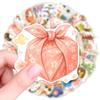 50Pcs/Set Watercolor Wafu Japanese Culture & Art Stickers DIY Fashion Doodle Decals Stickers