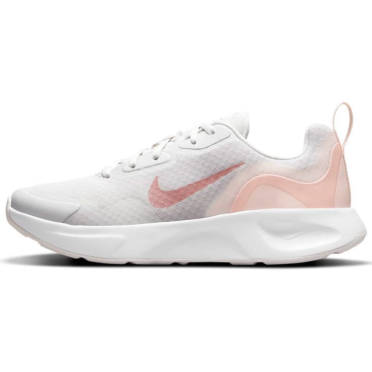 Nike Port Quotidien Confortable Tendance Amortissantes Antidérapantes Durables Basse Top Chaussures de Course Baskets Femme Blanc Rose CJ1677-009