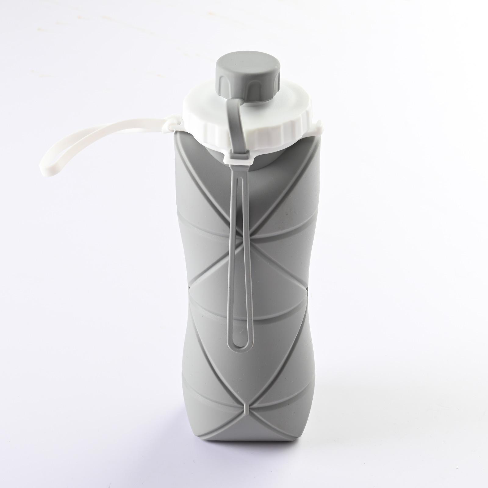 Portable Silicone Folding Water Cup Large Capacity Outdoor Travel Sports Food Grade Telescopic Cup