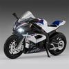 1/12 BMW S1000RR HP4 Race Alloy Top Luxury Sports Motorcycle Model Diecast Metal Road Racing Motorcycle Model Sound Light Kids Gifts