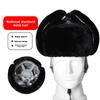 Winter Thickened Plush Cold Cotton Hard Hat Outdoor Warm ABS Construction Site Power Smash Ear Protector Lei Feng Hat