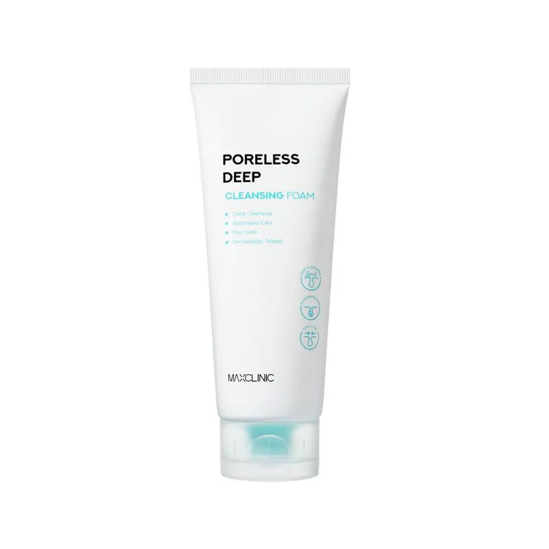 Maxclinic Poreless Deep Cleansing Foam Sebum Control & Pore Purifying Cleanser 150g