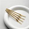 304 Stainless Steel Fruit Fork Solid Round Stick Small Fork High Appearance Level Household Long Handle Fruit Cake Dessert Fork