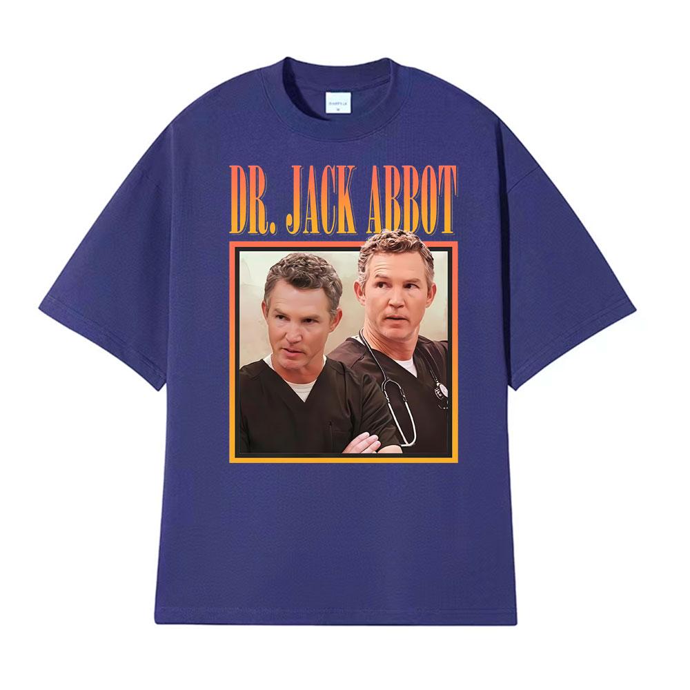 Dr Jack Abbot Funny Print T Shirts Unisex Women Clothing Oversized Vintage Short Sleeve Tshirts 100 Cotton Comfort Loose Tshirt
