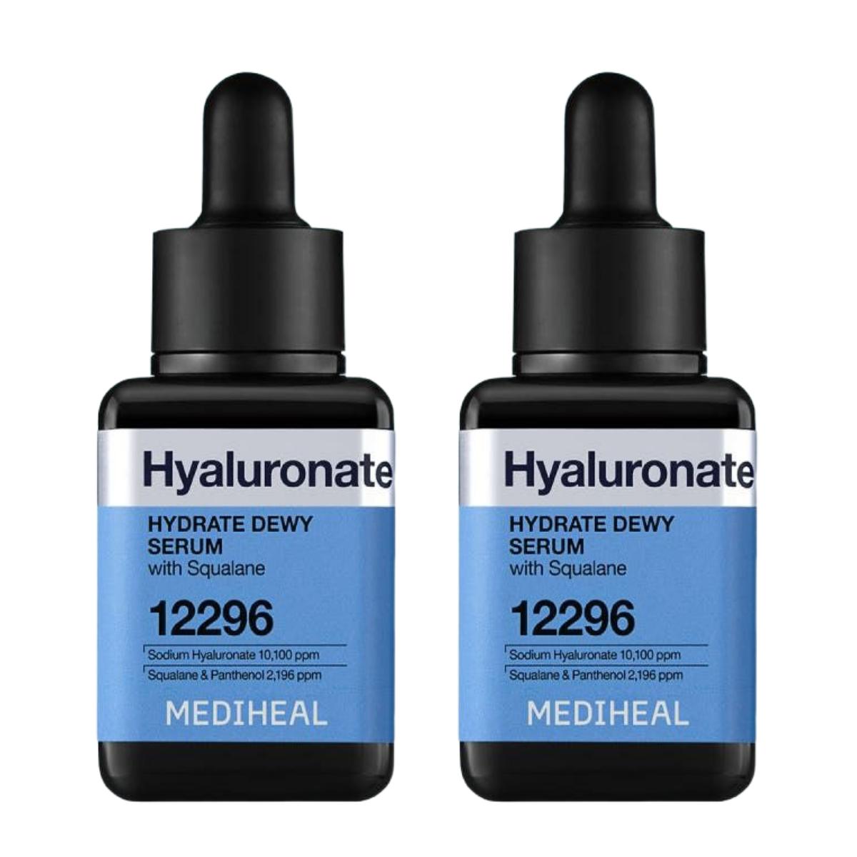Mediheal Hyaluronic Acid Ampoule Serum Hydrating Skincare 40ml Dual Pack
