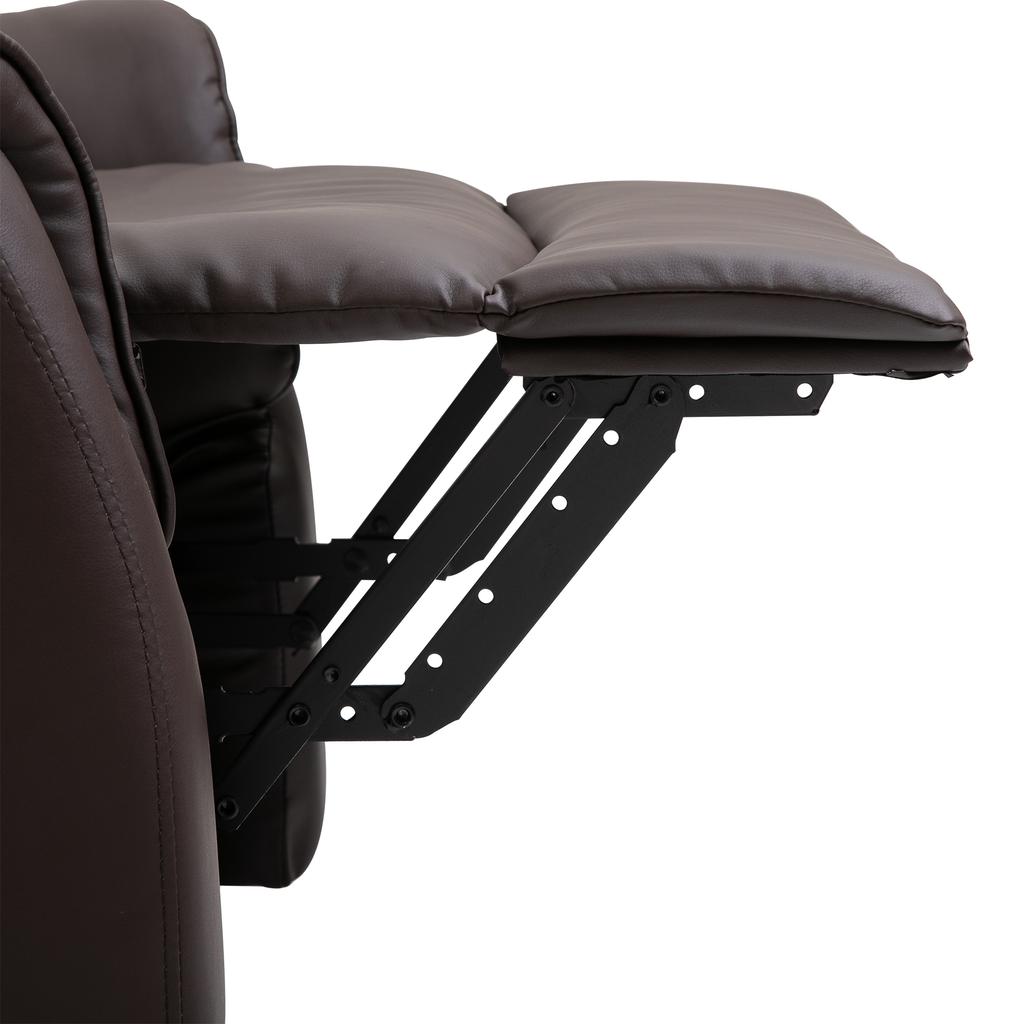 Relaxing Chair Electric TV Recliner with Stand-Up Assist, Reclining Function, TV Chair with Footrest, Side Pocket, Remote Control, for Living Room