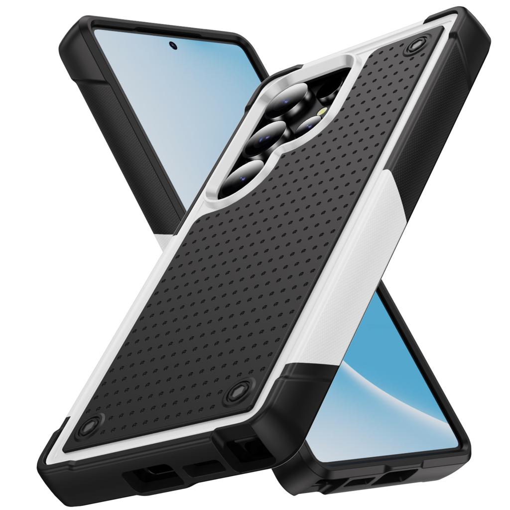 Hybrid PC Silicon Phone Cover Case for Samsung Galaxy S25 Ultra S24 Plus S23 S22 S21 FE Phone Bag