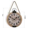 Versa Mapamundi Wall Clock 40 X 6.5 X 47 Cm Mdf Wood