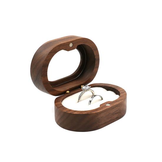 Display Staubdicht Umweltfreundlich Transparent Solide Heiratsantrag Schriftzug Ring Box Ring Box