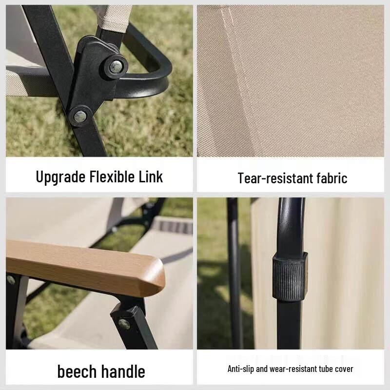 Jundingying Medium Aluminum Alloy Portable Camping Chair