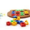 Muster kognitive Formen Zuordnungsspiel Brettspiel Montessori Farberkennung Spielzeug Kindergarten Kinder